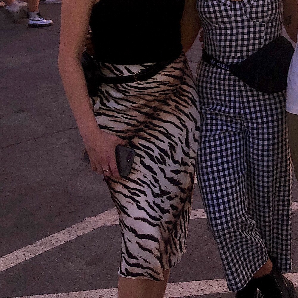 Forever 21 Printed Midi Skirt